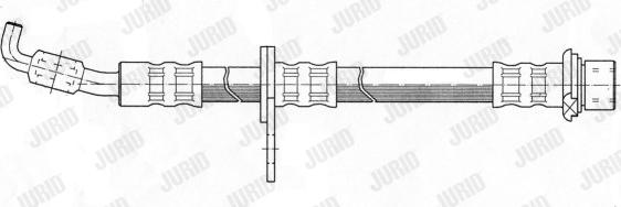 Jurid 172674J - Тормозной шланг autospares.lv