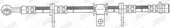 Jurid 172675J - Тормозной шланг autospares.lv