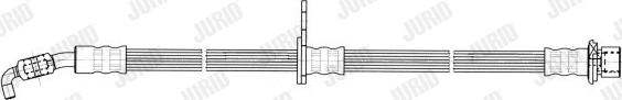 Jurid 172673J - Тормозной шланг autospares.lv