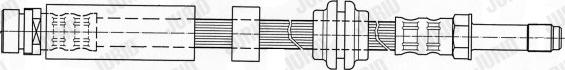 Jurid 172048J - Тормозной шланг autospares.lv