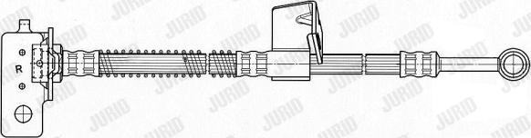 Jurid 172822J - Тормозной шланг autospares.lv