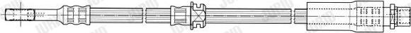 Jurid 172703J - Тормозной шланг autospares.lv