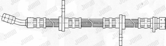 Jurid 172734J - Тормозной шланг autospares.lv