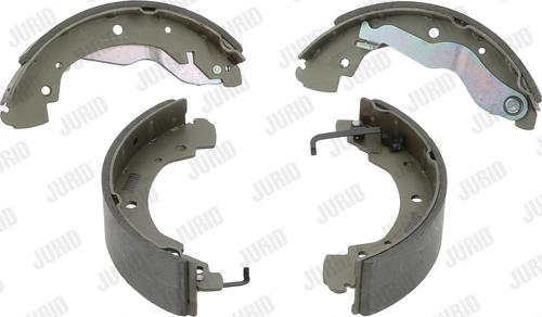 Jurid 362019J - Комплект тормозных колодок, барабанные autospares.lv