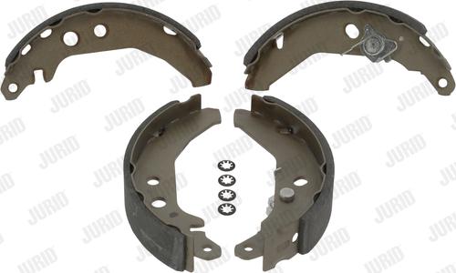 Jurid 362300J - Комплект тормозных колодок, барабанные autospares.lv