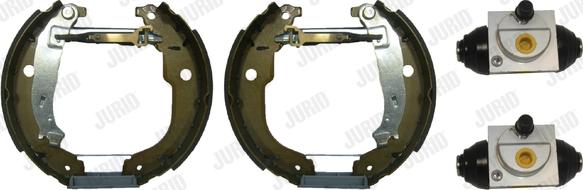 Jurid 381515J - Комплект тормозных колодок, барабанные autospares.lv