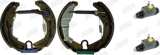 Jurid 381534J - Комплект тормозных колодок, барабанные autospares.lv