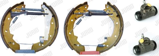 Jurid 381155J - Комплект тормозных колодок, барабанные autospares.lv