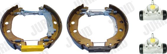 Jurid 381365J - Комплект тормозных колодок, барабанные autospares.lv