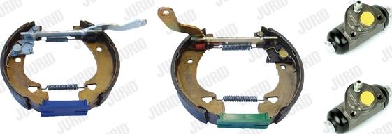 Jurid 381374J - Комплект тормозных колодок, барабанные autospares.lv