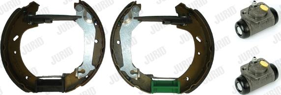 Jurid 381299J - Комплект тормозных колодок, барабанные autospares.lv