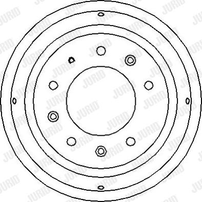 Jurid 329064J - Тормозной барабан autospares.lv