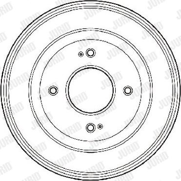 Jurid 329061J - Тормозной барабан autospares.lv