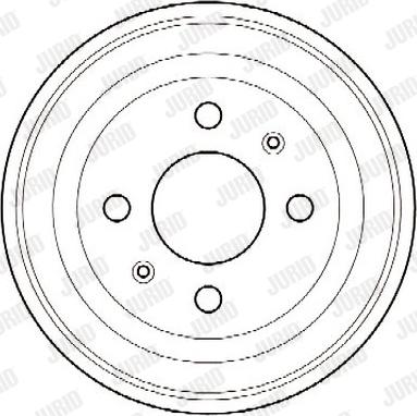 Jurid 329000J - Тормозной барабан autospares.lv