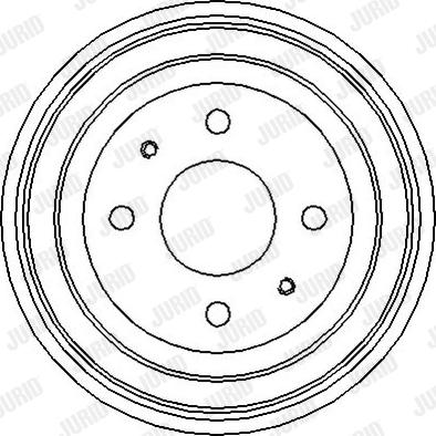 Jurid 329016J - Тормозной барабан autospares.lv