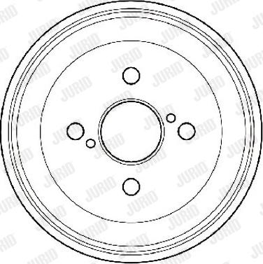 Jurid 329083J - Тормозной барабан autospares.lv