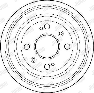 Jurid 329071J - Тормозной барабан autospares.lv