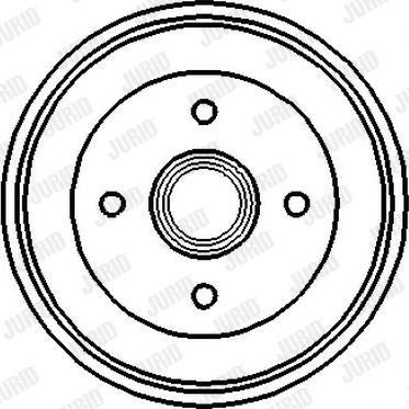 Jurid 329197J - Тормозной барабан autospares.lv