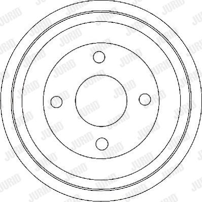 Jurid 329198J - Тормозной барабан autospares.lv