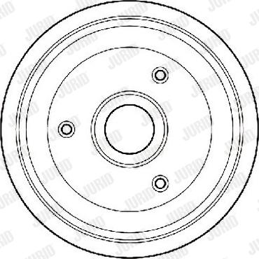 Jurid 329702J - Тормозной барабан autospares.lv