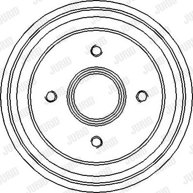 Jurid 329107J - Тормозной барабан autospares.lv