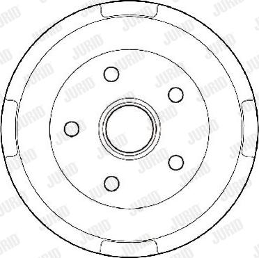 Jurid 329189J - Тормозной барабан autospares.lv