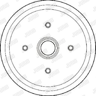 Jurid 329184J - Тормозной барабан autospares.lv