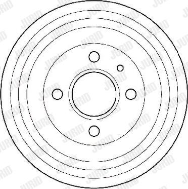 Jurid 329180J - Тормозной барабан autospares.lv