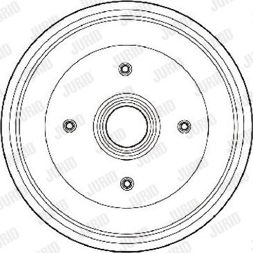 Jurid 329183J - Тормозной барабан autospares.lv