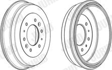 Jurid 329345J - Тормозной барабан autospares.lv