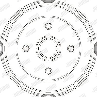 Jurid 329330J - Тормозной барабан autospares.lv