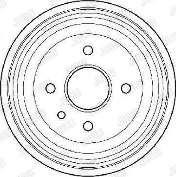 Jurid 329201J - Тормозной барабан autospares.lv