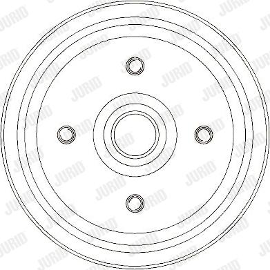 Jurid 329280J - Тормозной барабан autospares.lv