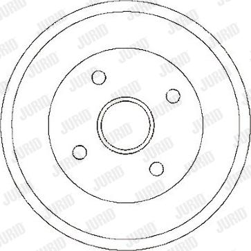 Jurid 329232J - Тормозной барабан autospares.lv