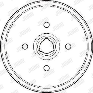 Jurid 329705J - Тормозной барабан autospares.lv