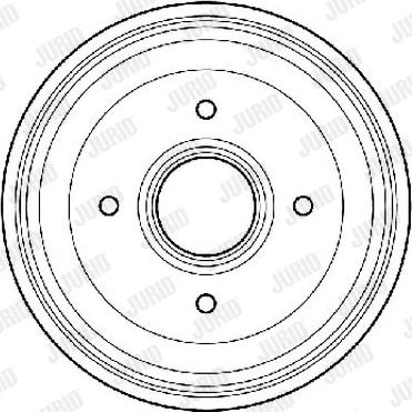 Jurid 329700J - Тормозной барабан autospares.lv