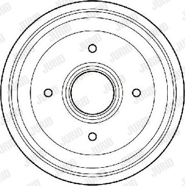 Jurid 329701J - Тормозной барабан autospares.lv