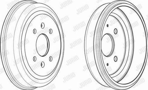 Jurid 329787J - Тормозной барабан autospares.lv