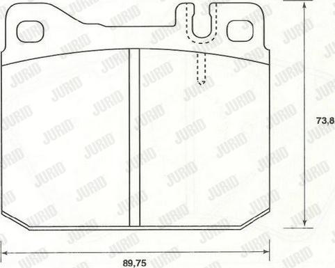 Jurid 2955415880 - Тормозные колодки, дисковые, комплект autospares.lv