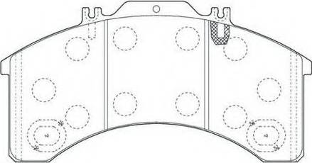 Jurid 2901109560 - Тормозные колодки, дисковые, комплект autospares.lv