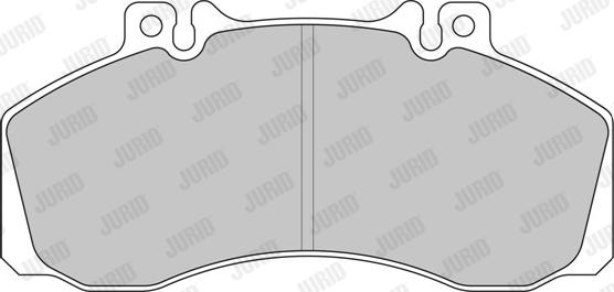 Jurid 2983509560 - Тормозные колодки, дисковые, комплект autospares.lv