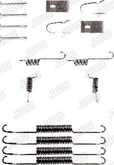 Jurid 771093J - Комплектующие, барабанный тормозной механизм autospares.lv