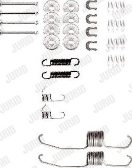 Jurid 771080J - Комплектующие, барабанный тормозной механизм autospares.lv