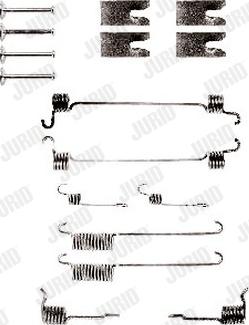 Jurid 771150J - Комплектующие, барабанный тормозной механизм autospares.lv