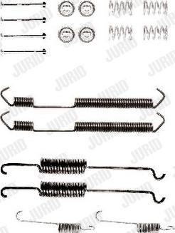 Jurid 771165J - Комплектующие, барабанный тормозной механизм autospares.lv