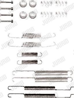 Jurid 771240J - Комплектующие, барабанный тормозной механизм autospares.lv