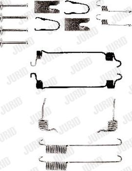 Jurid 771286J - Комплектующие, барабанный тормозной механизм autospares.lv