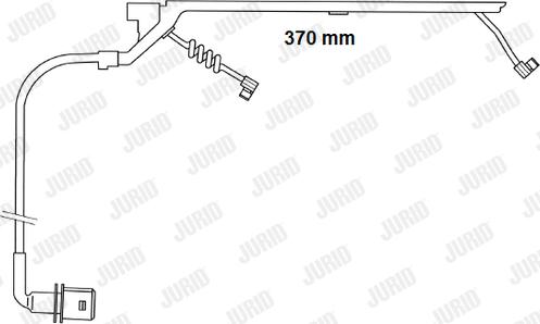 Jurid FAI169 - Сигнализатор, износ тормозных колодок autospares.lv