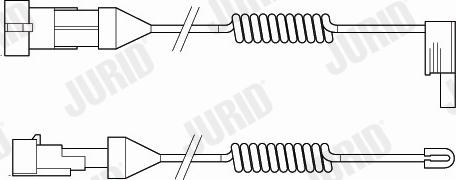 Jurid FAI105 - Сигнализатор, износ тормозных колодок autospares.lv