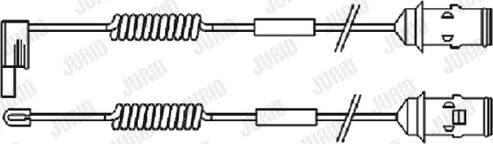 Jurid FAI110 - Сигнализатор, износ тормозных колодок autospares.lv